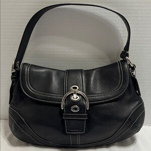 VINTAGE Y2K COACH SOHO F10910 - BLACK LEATHER